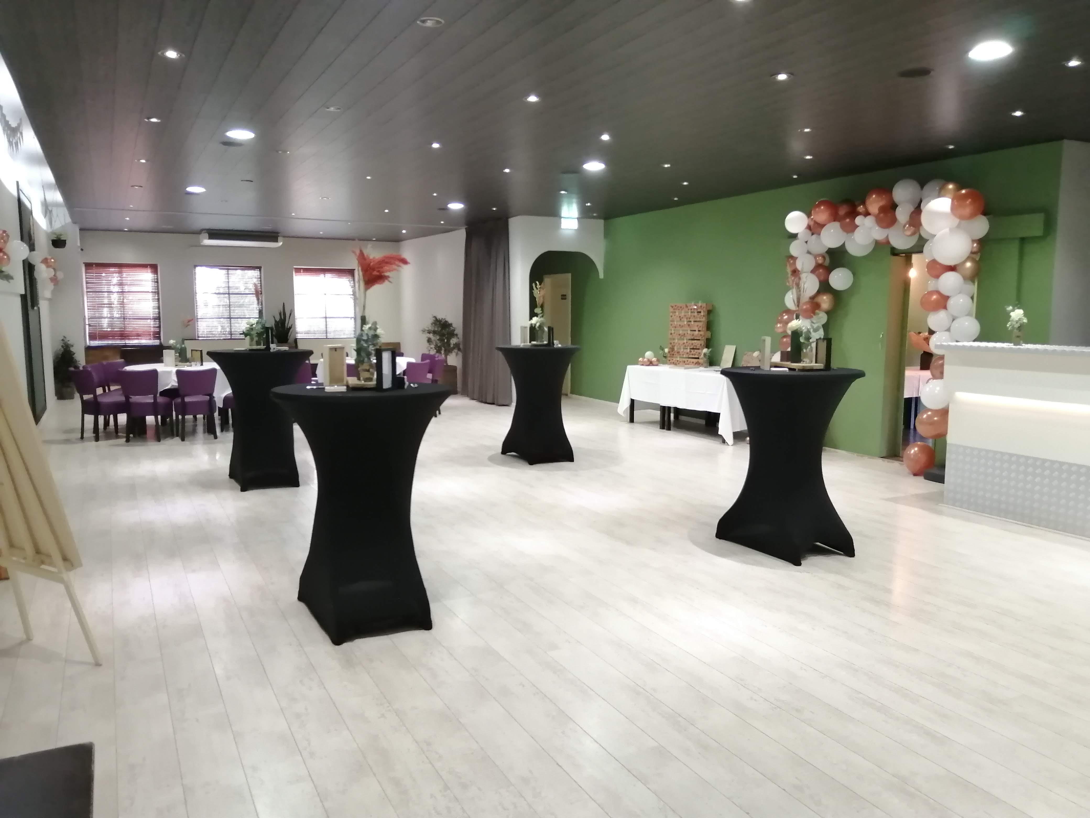 Feestzaal overzicht